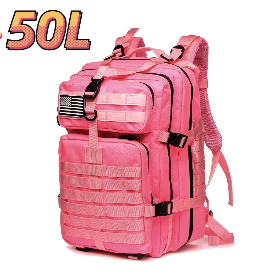 Waterproof Nylon Tactical Backpack for Hiking, Camping, Fishing & Outdoor Adventures