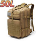 Waterproof Nylon Tactical Backpack for Hiking, Camping, Fishing & Outdoor Adventures