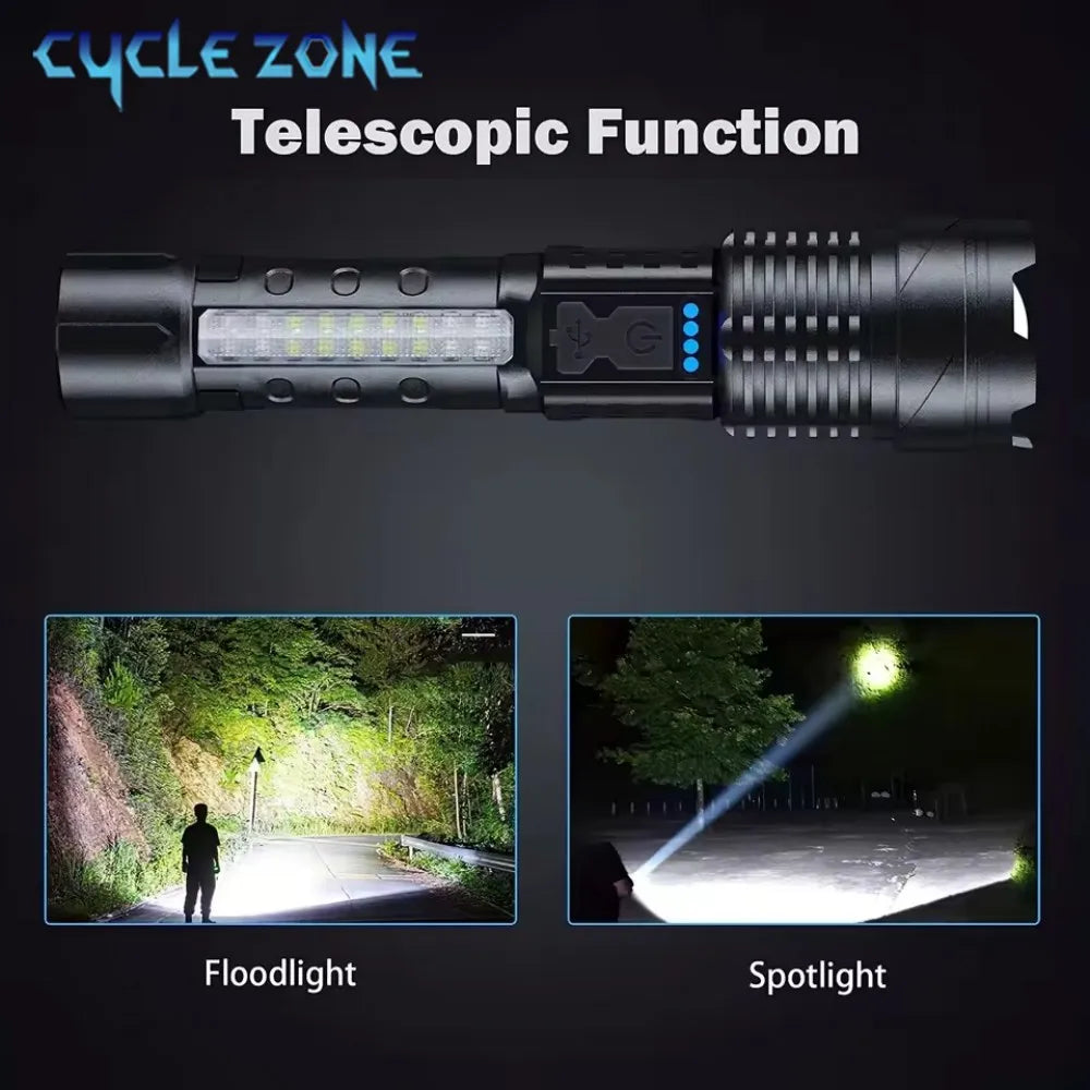 High-power LED Rechargeable Flashlight