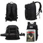 Waterproof Nylon Tactical Backpack for Hiking, Camping, Fishing & Outdoor Adventures