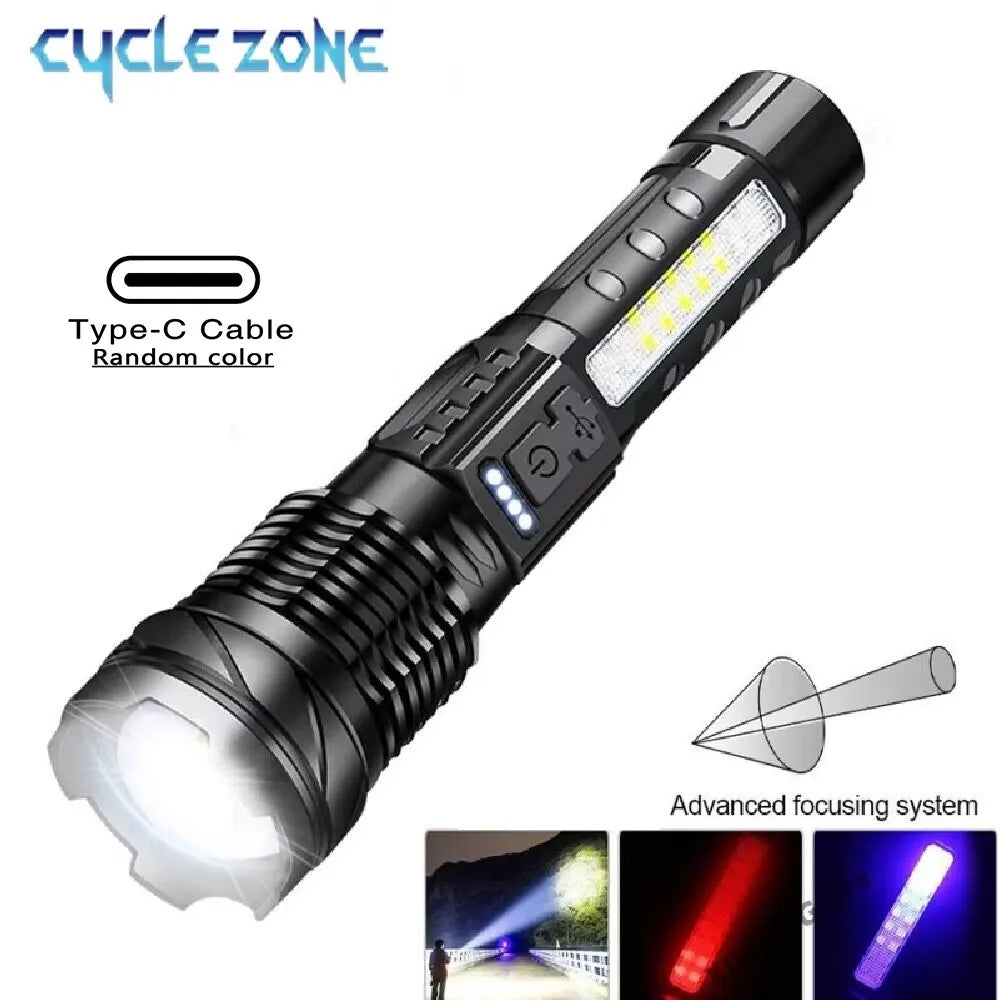 High-power LED Rechargeable Flashlight