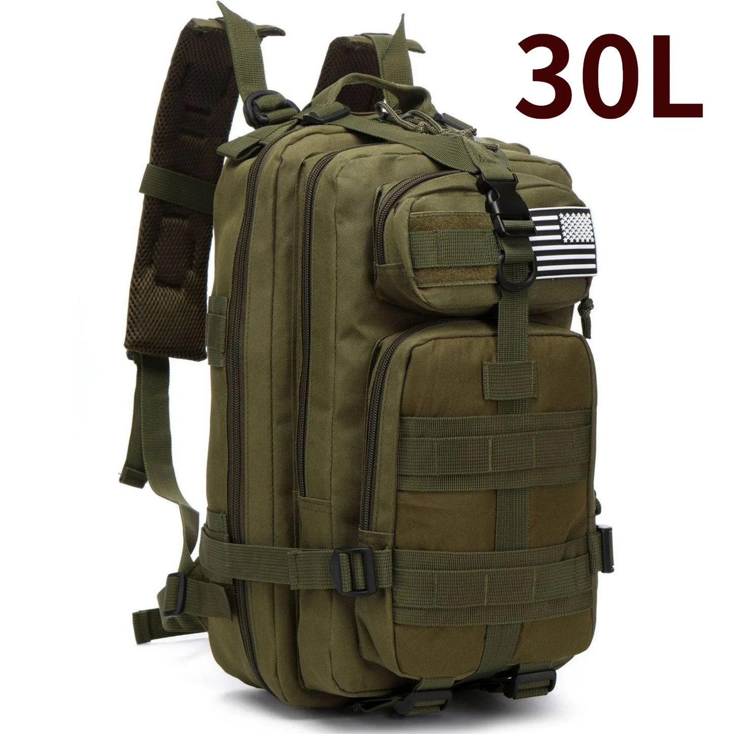 Waterproof Nylon Tactical Backpack for Hiking, Camping, Fishing & Outdoor Adventures
