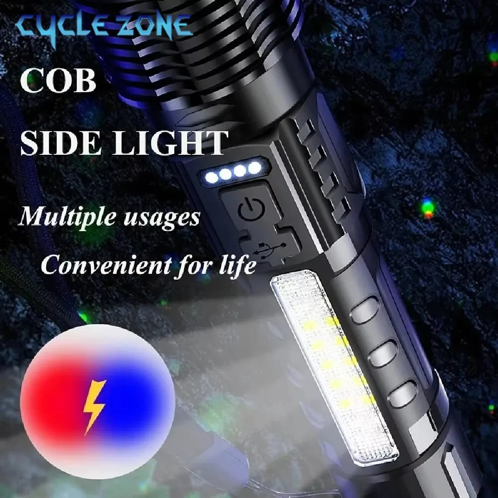 High-power LED Rechargeable Flashlight