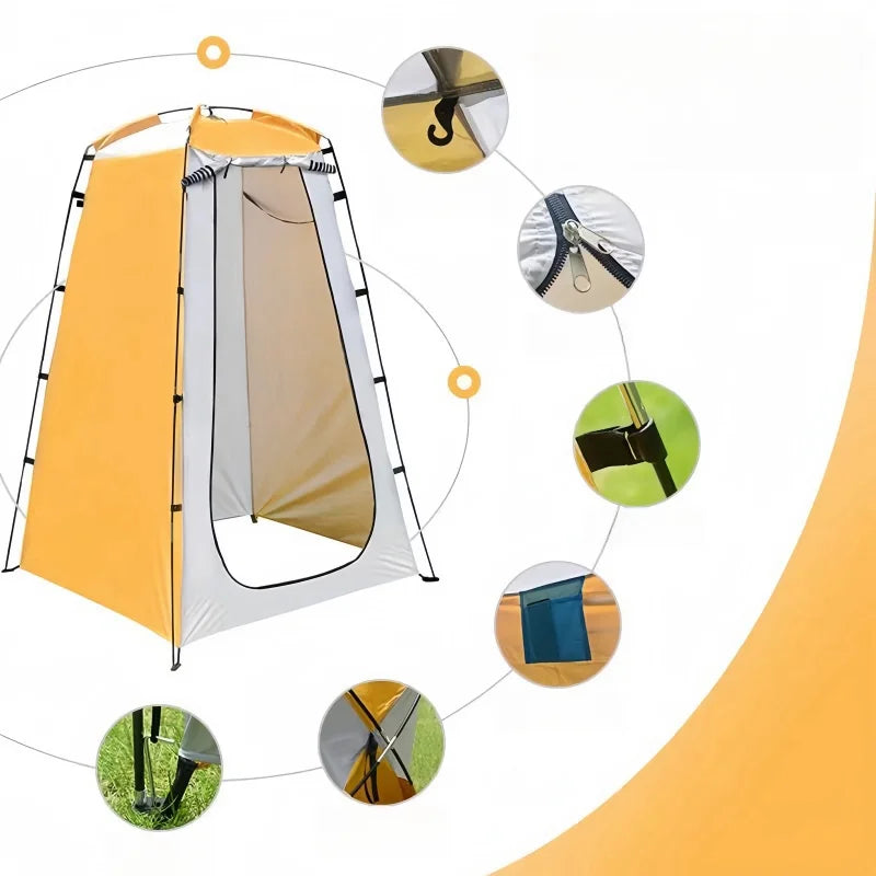 Outdoor Shower Tent with Carry Bag