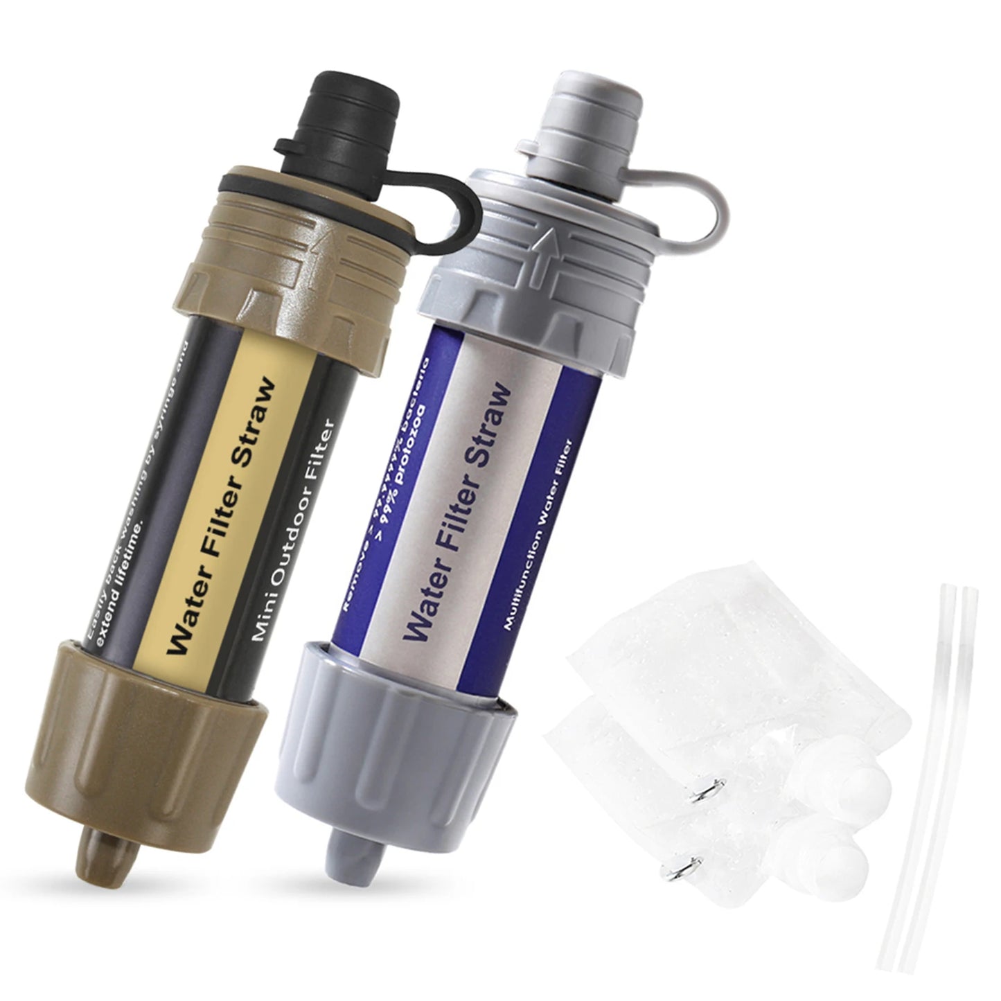 Outdoor Survival Water Filter Straws