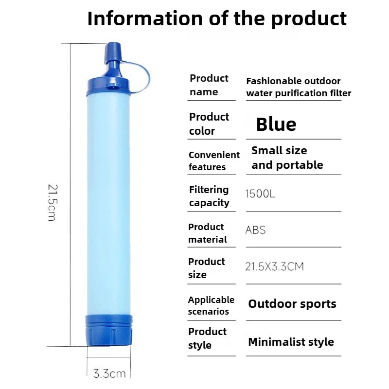 Portable Water Filter Purifier 1500L