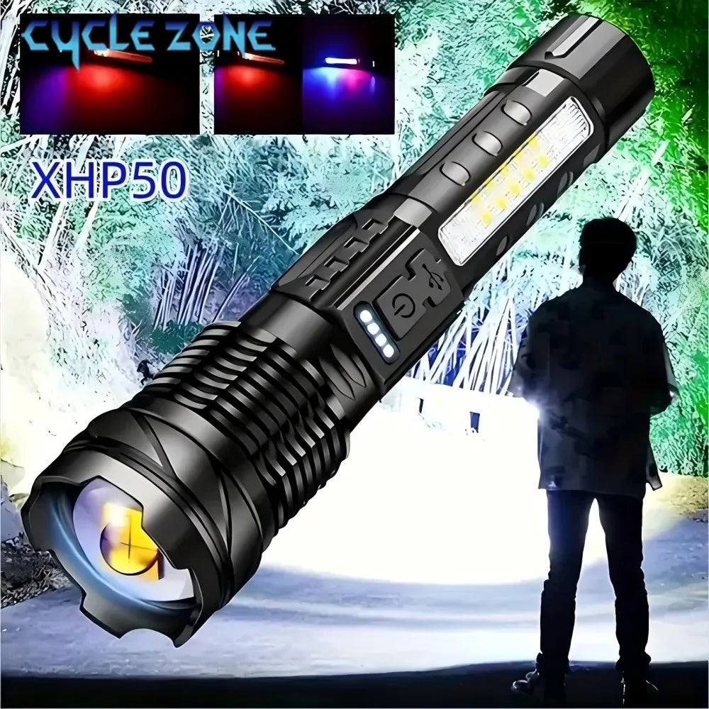 High-power LED Rechargeable Flashlight