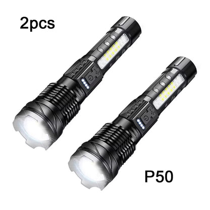 High-power LED Rechargeable Flashlight