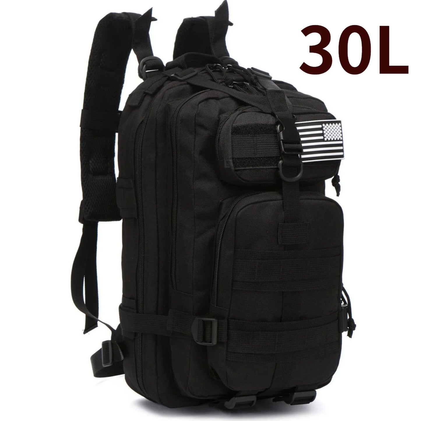 Waterproof Nylon Tactical Backpack for Hiking, Camping, Fishing & Outdoor Adventures