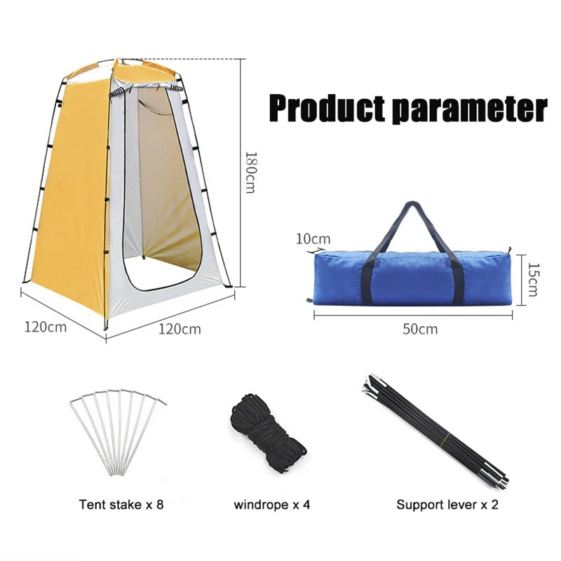 Outdoor Shower Tent with Carry Bag